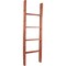 Ekena Millwork 19"W x 60"H x 3 1/2"D Vintage Farmhouse 4 Rung Ladder, Barnwood Decor Collection, Salvage Red DECR019X060X04LDRRD - alternate 1